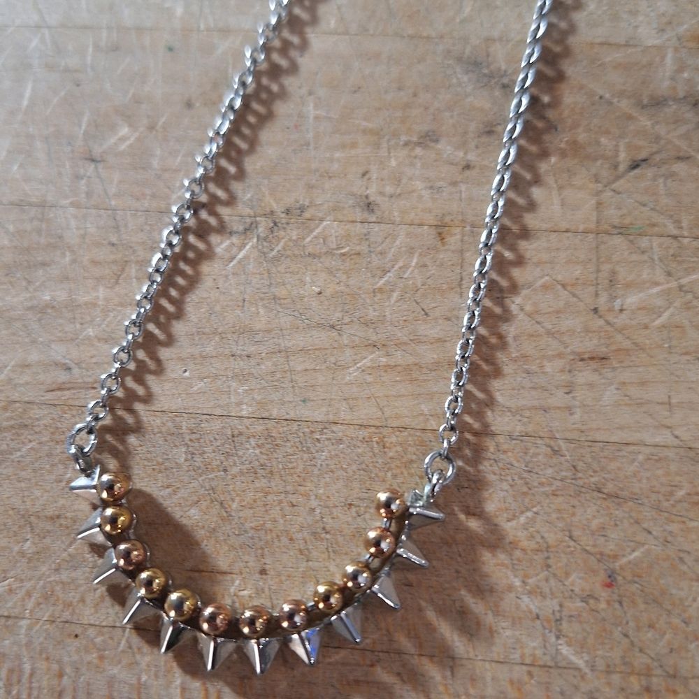 Rebecca Minkoff spike and ball necklace